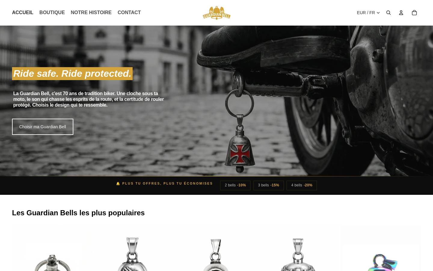guardianbell.co homepage screenshot