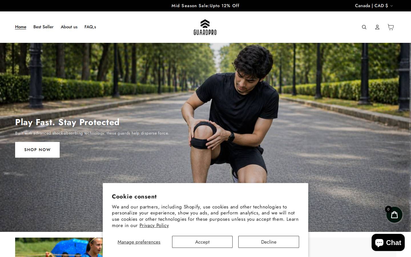 guardpro.ca homepage screenshot