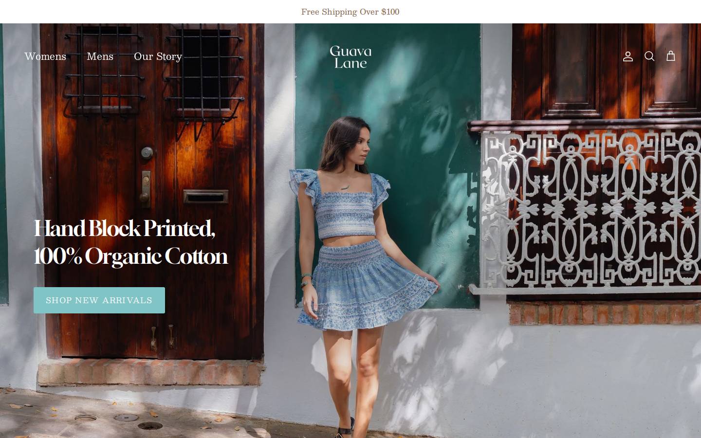 guavalane.com homepage screenshot