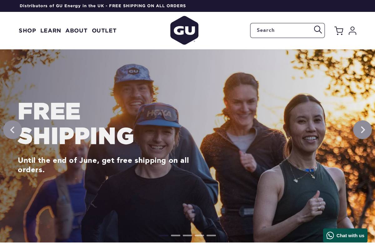 guenergy.co.uk homepage screenshot