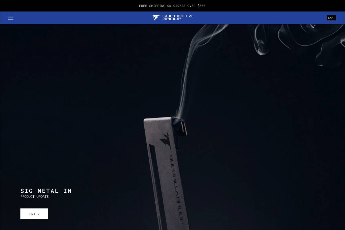 guerrilla-group.co homepage screenshot