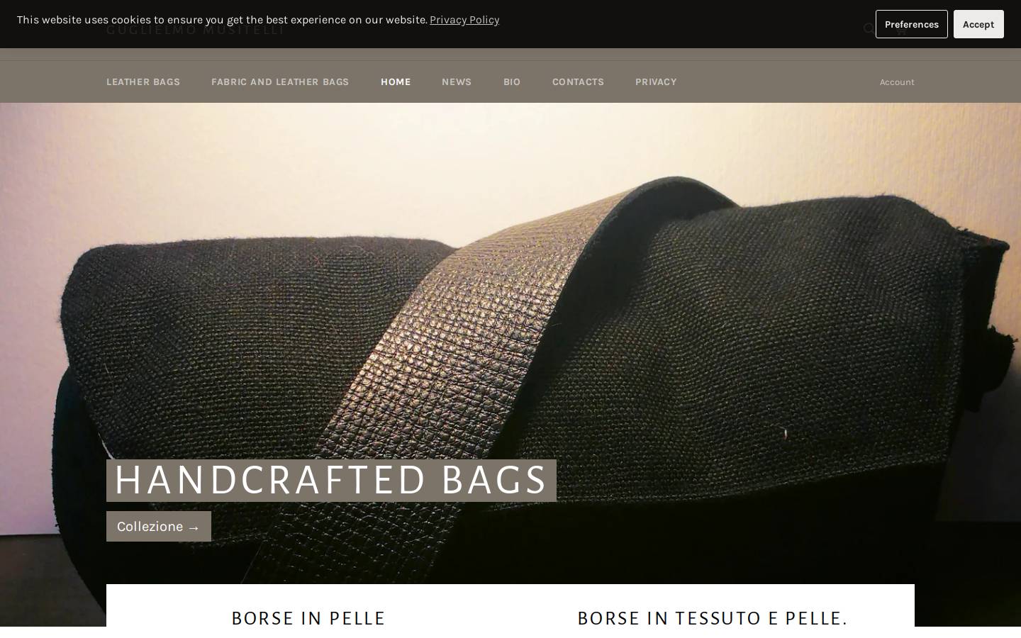 guglielmomusitelli.com homepage screenshot