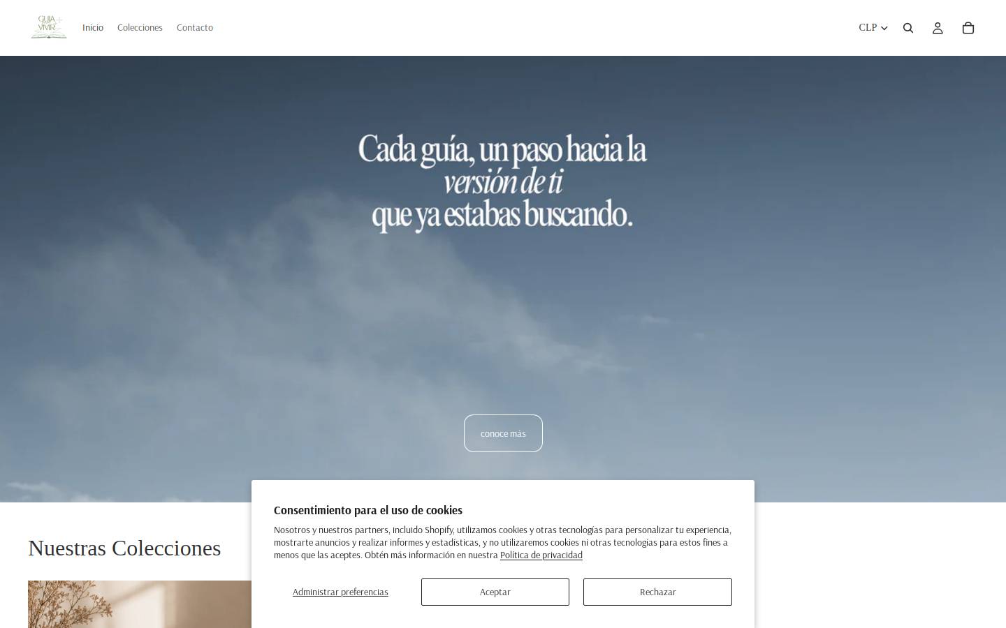 guiaparavivir.com homepage screenshot