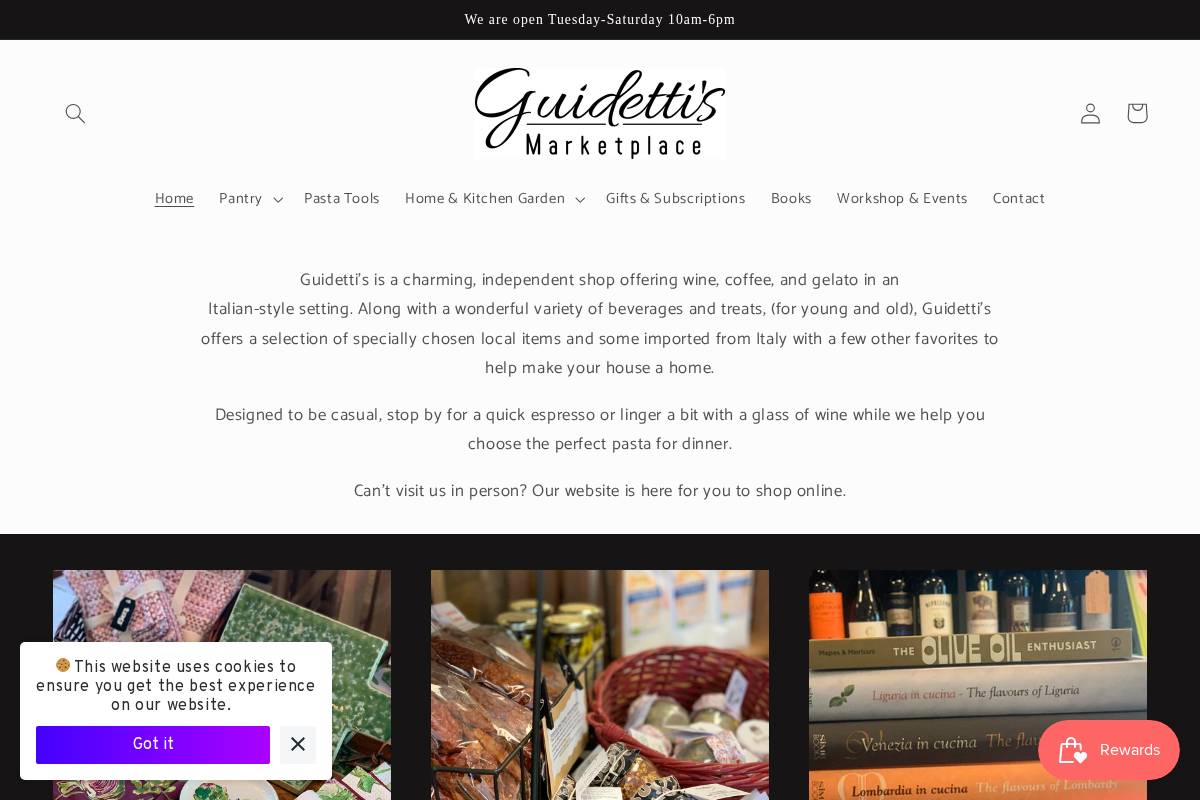 guidettis.com homepage screenshot