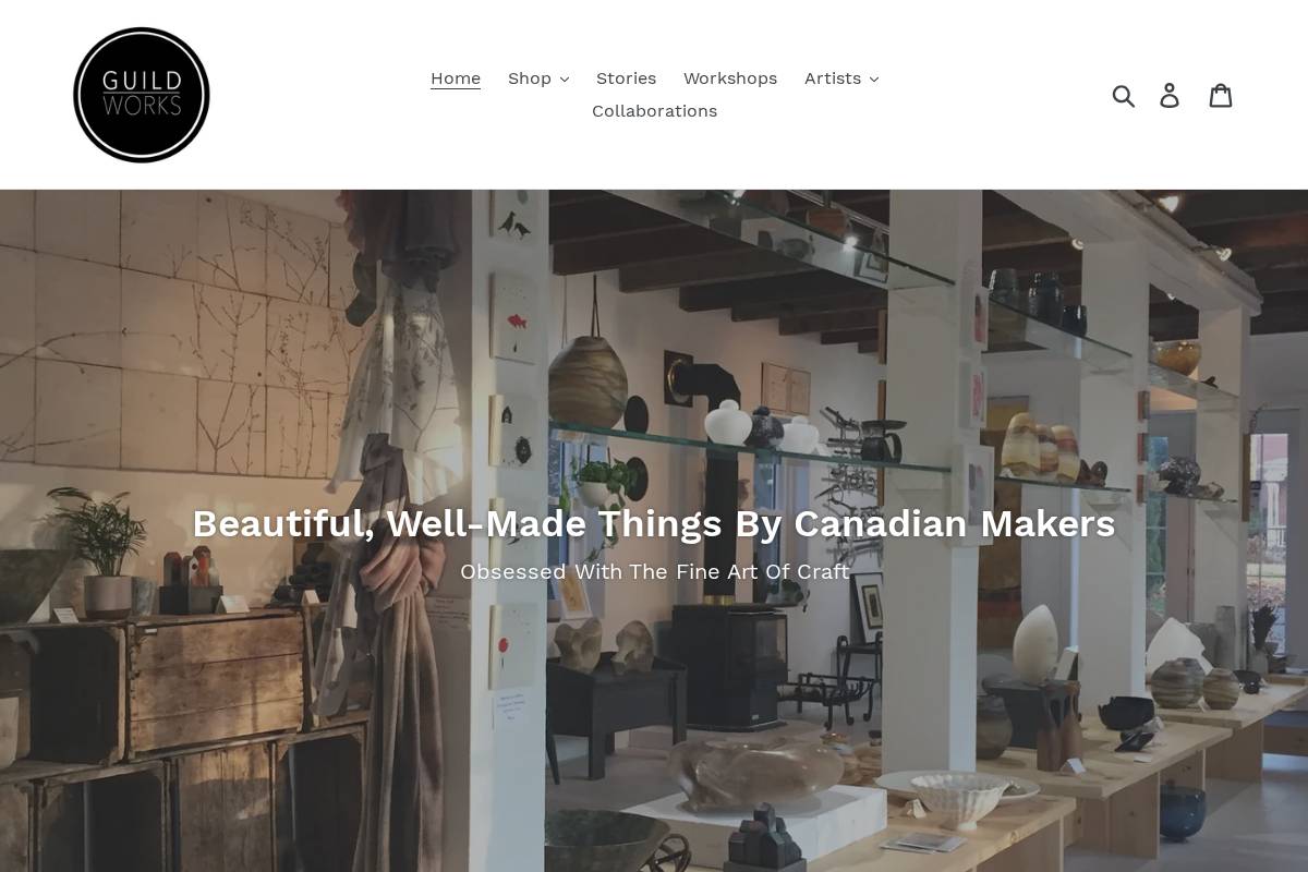 guildworks.ca homepage screenshot