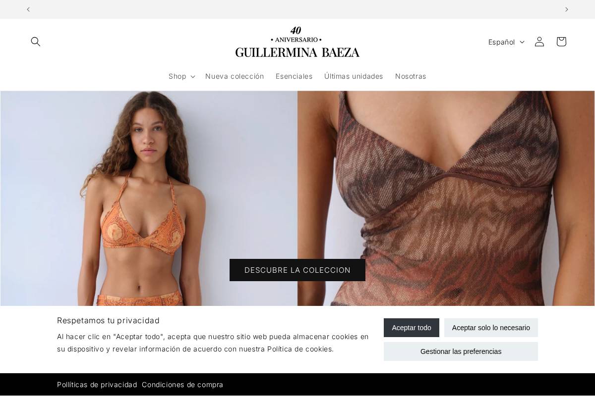 guillerminabaeza.es homepage screenshot