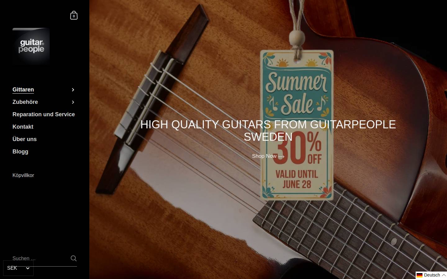 guitarpeople.de homepage screenshot