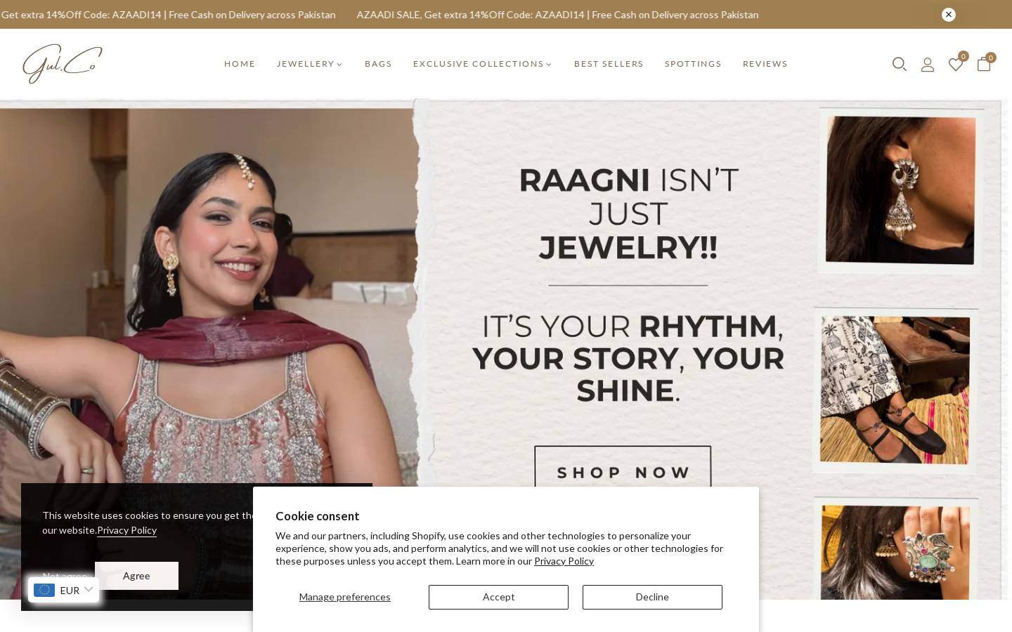 gul-co.com homepage screenshot