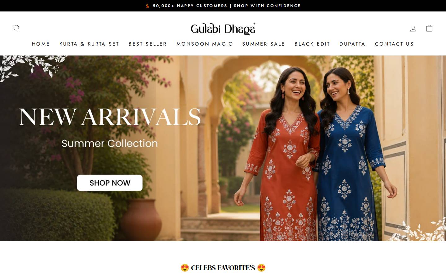 gulabidhaga.shop homepage screenshot