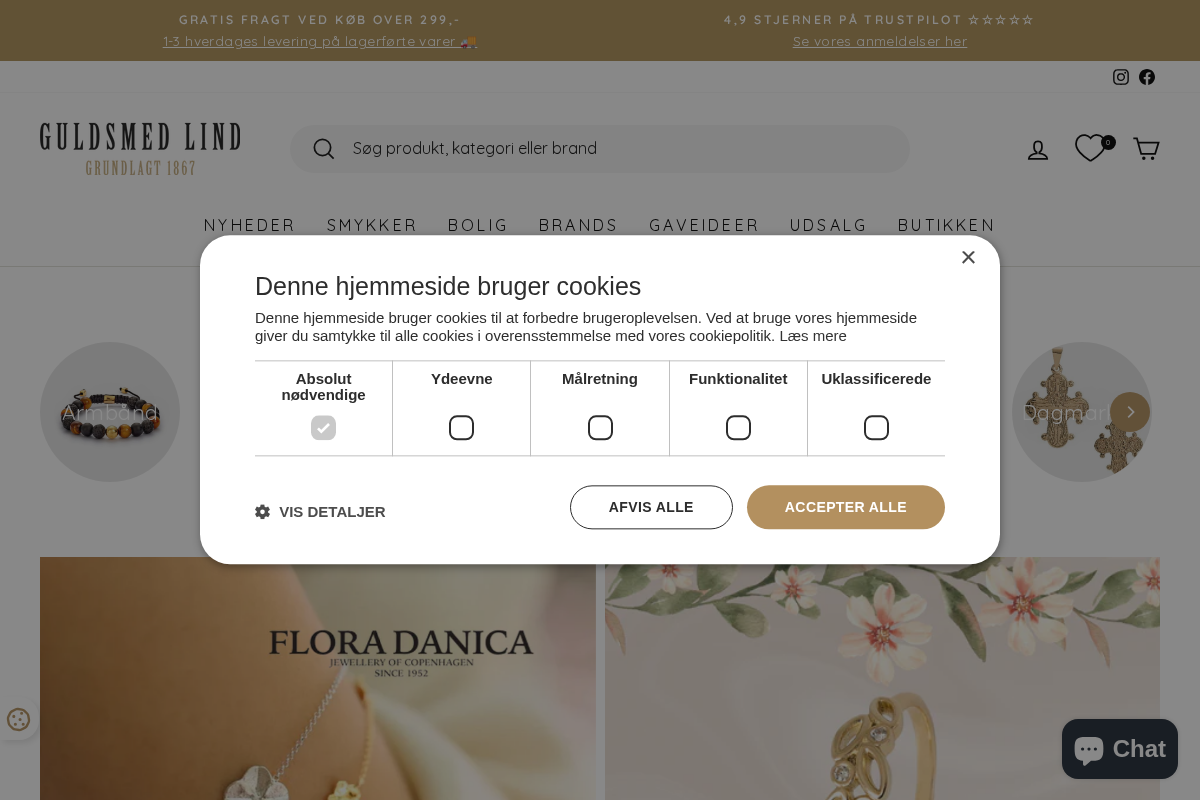 Guldsmed Lind homepage screenshot