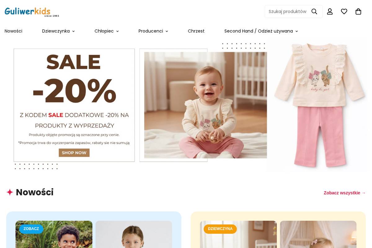 guliwerkids.pl homepage screenshot