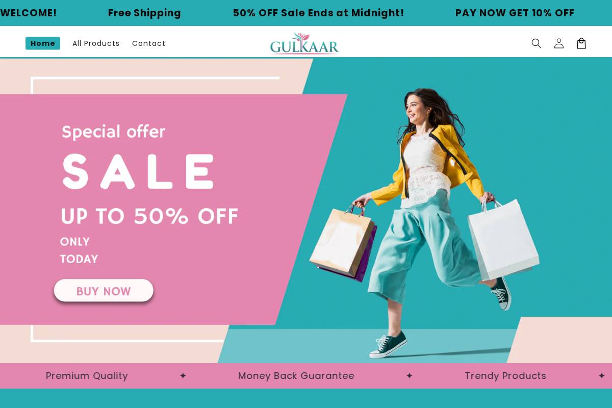 gulkaar.net homepage screenshot
