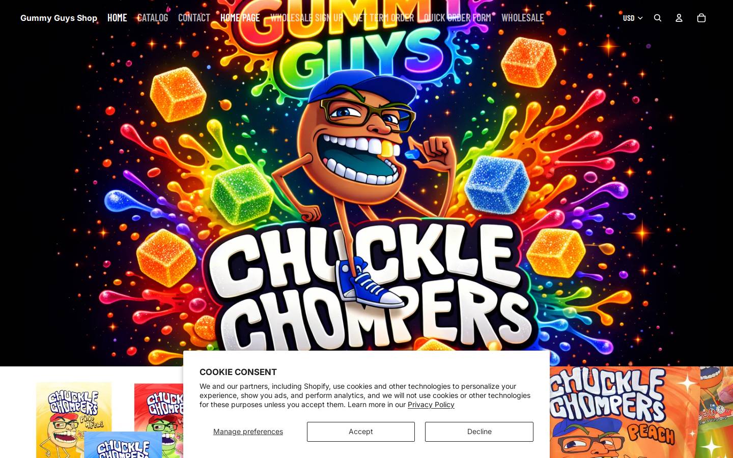 gummyguys.net homepage screenshot