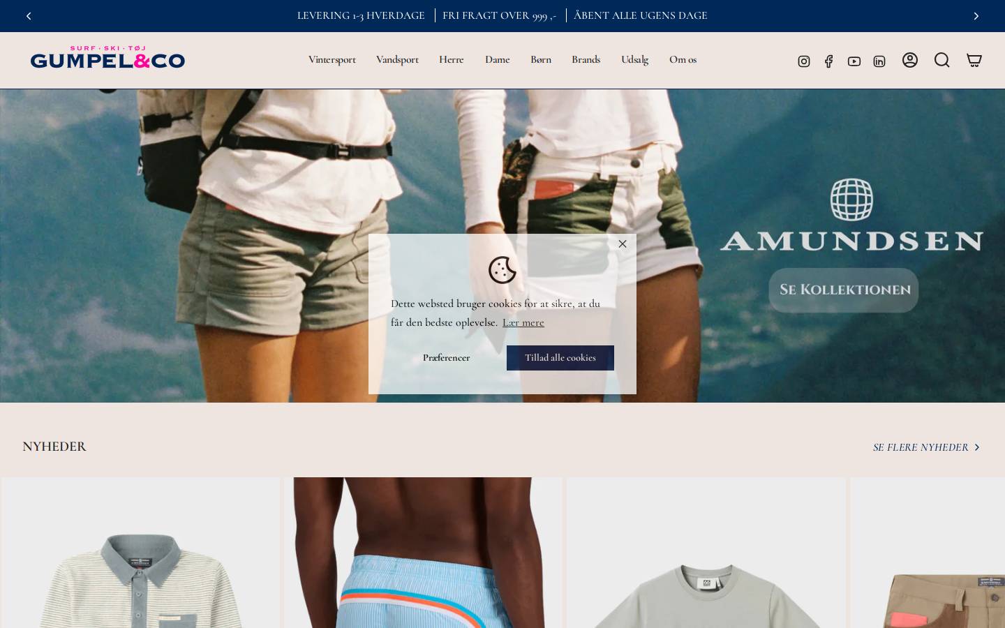 Gumpel homepage screenshot