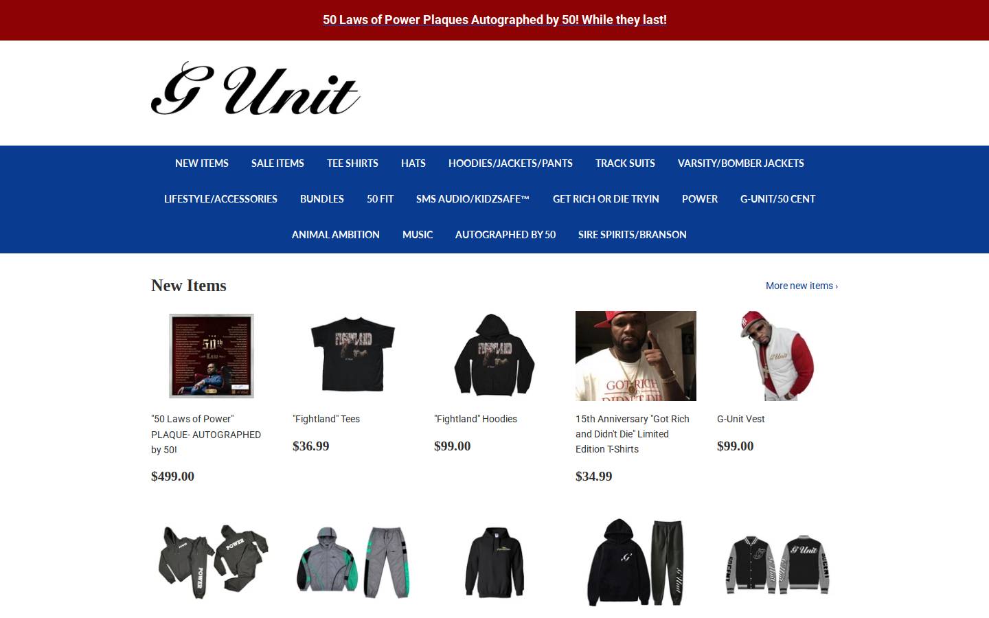 Gunitbrands homepage screenshot