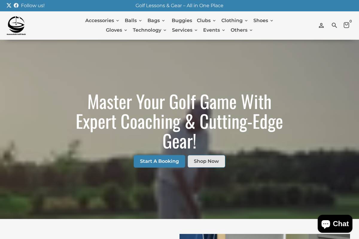 gunnedahgolfhub.com homepage screenshot