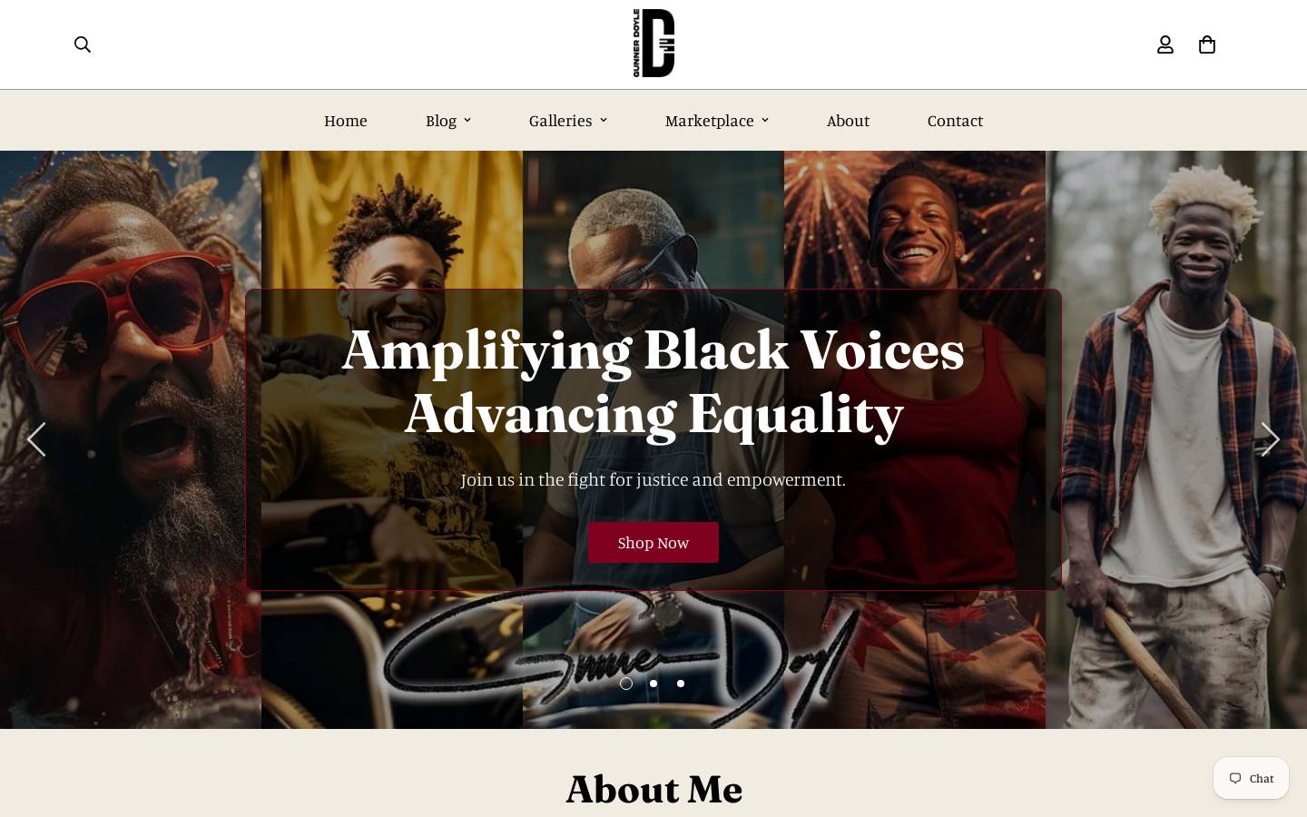 gunnerdoyle.com homepage screenshot