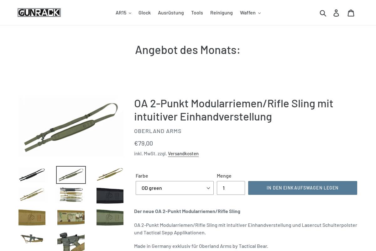 gunrack.de homepage screenshot