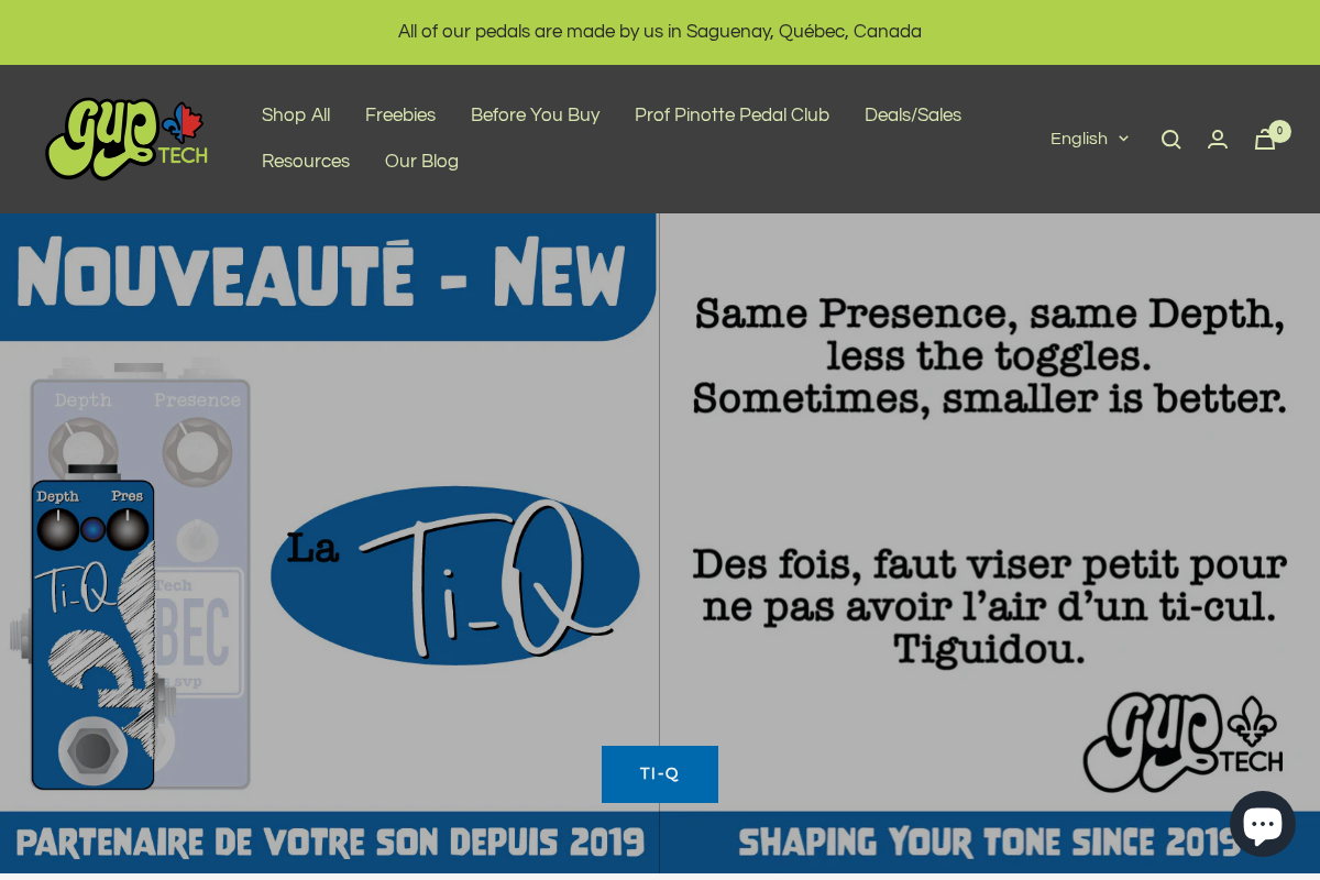 GUPtech homepage screenshot