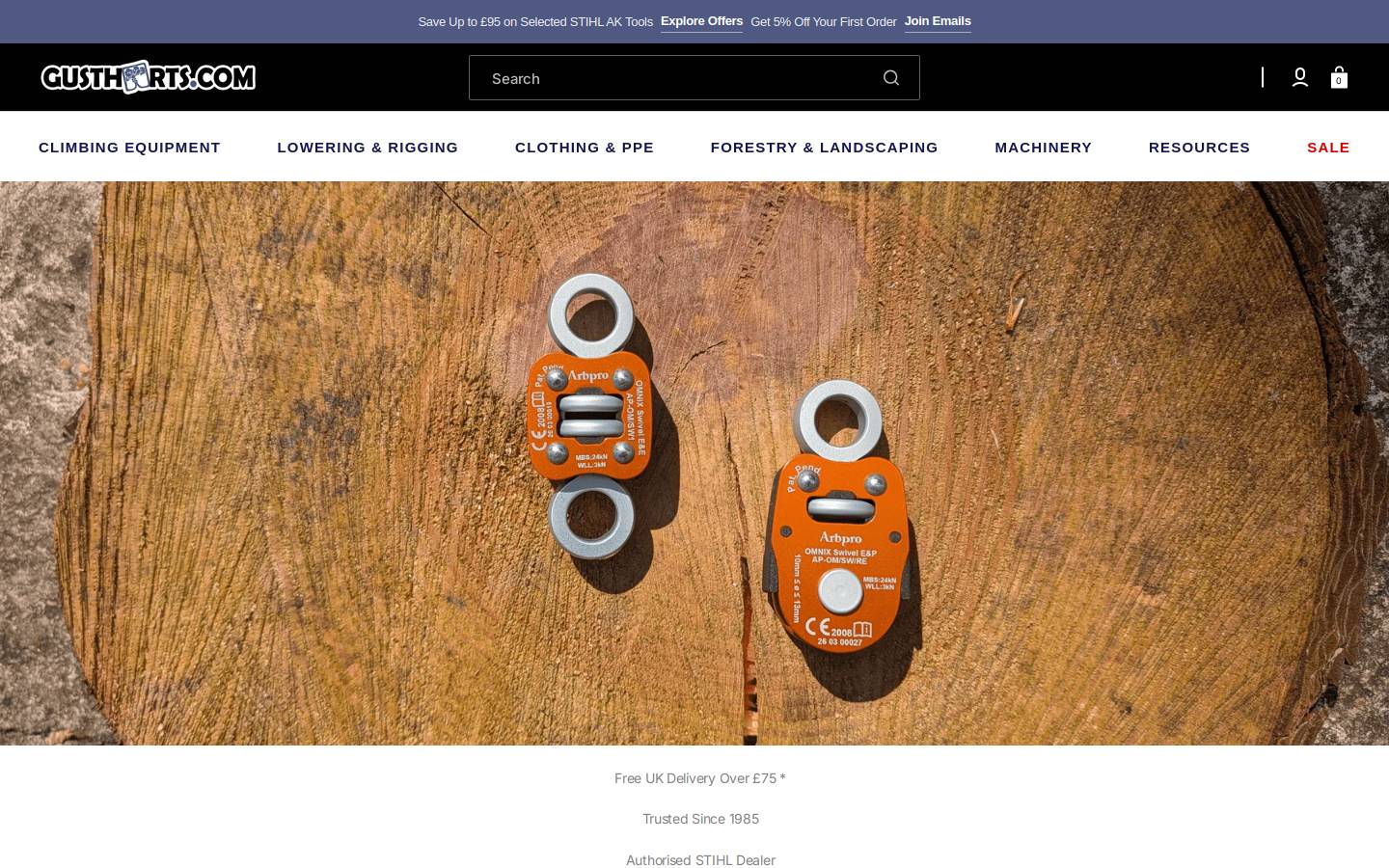 Gustharts Ltd homepage screenshot