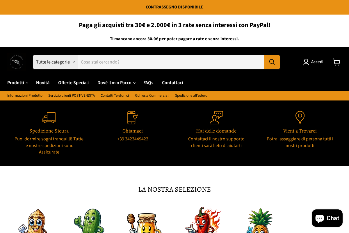 gustidaprile.it homepage screenshot