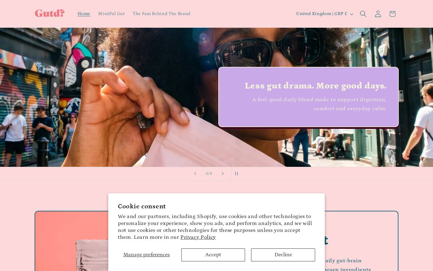 gutdtogreat.com homepage screenshot