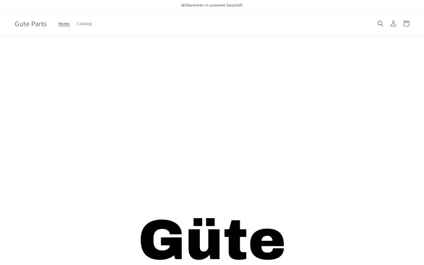 gute-parts.com homepage screenshot