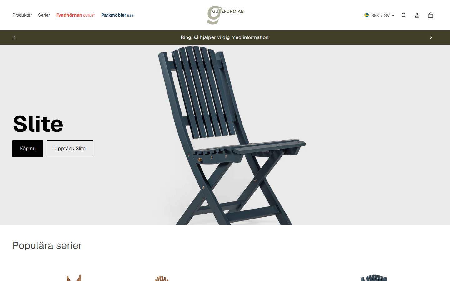 Guteform homepage screenshot