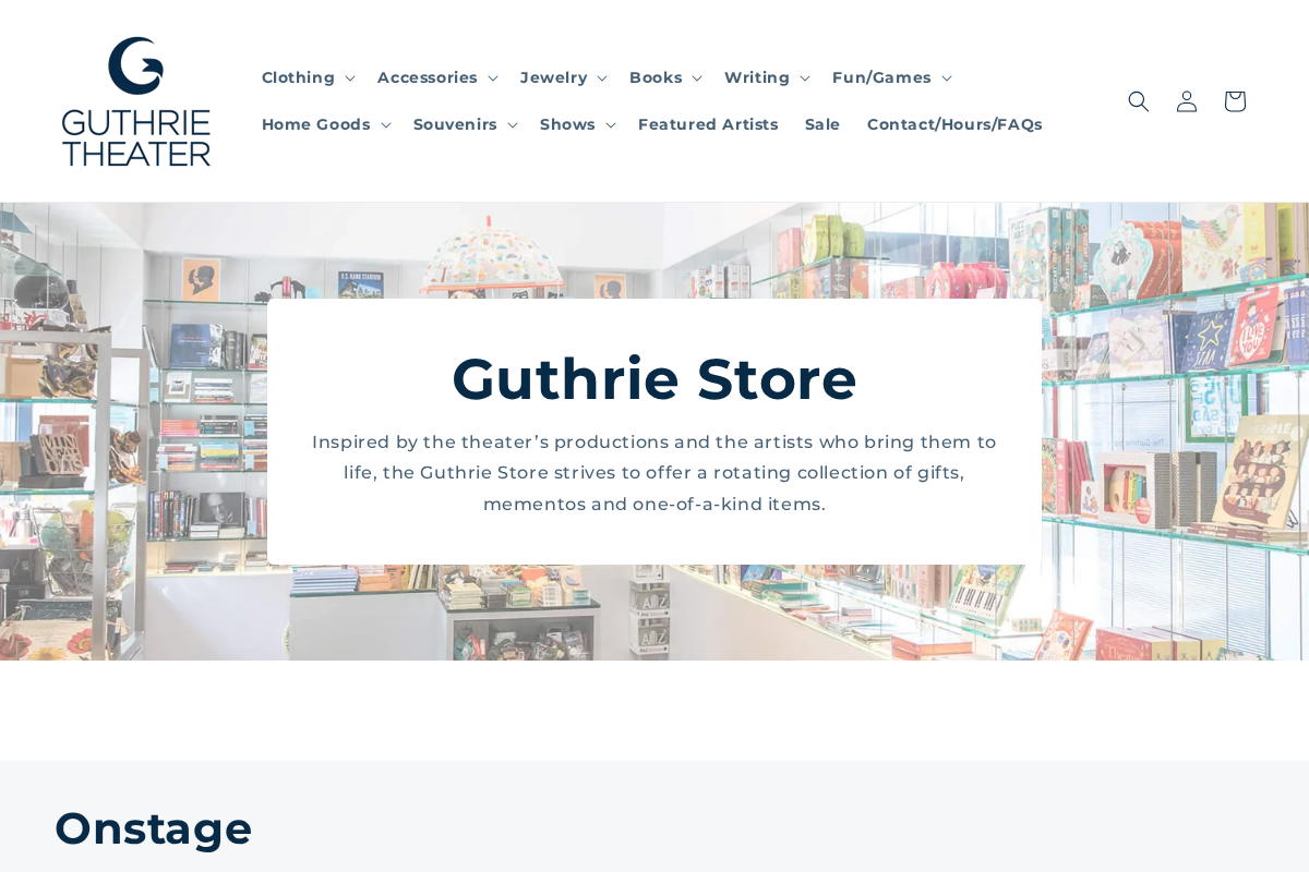guthriestore.com homepage screenshot