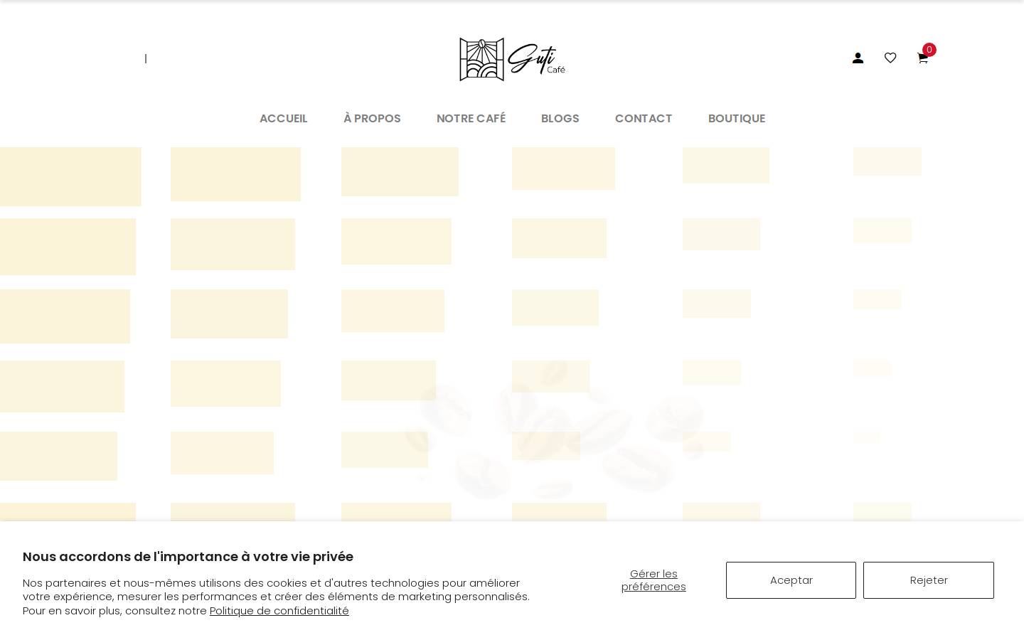 guticafe.com homepage screenshot