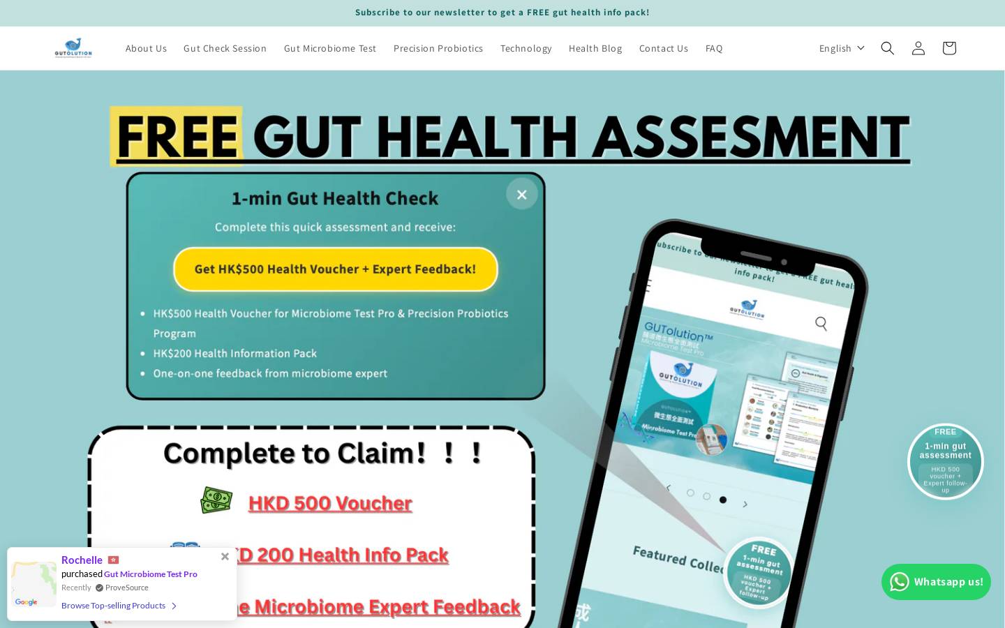 gutolution.com homepage screenshot