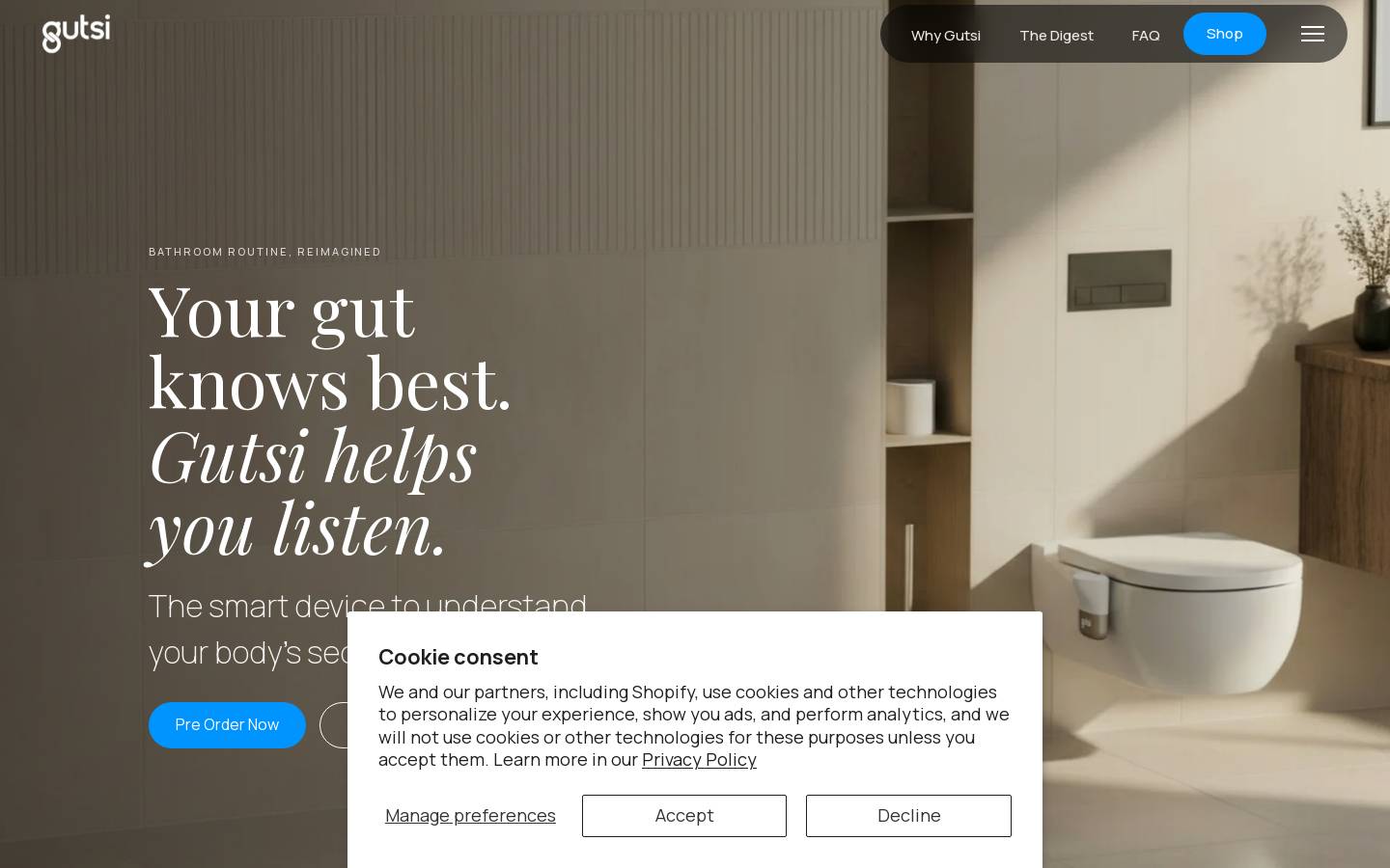 gutsi.com homepage screenshot