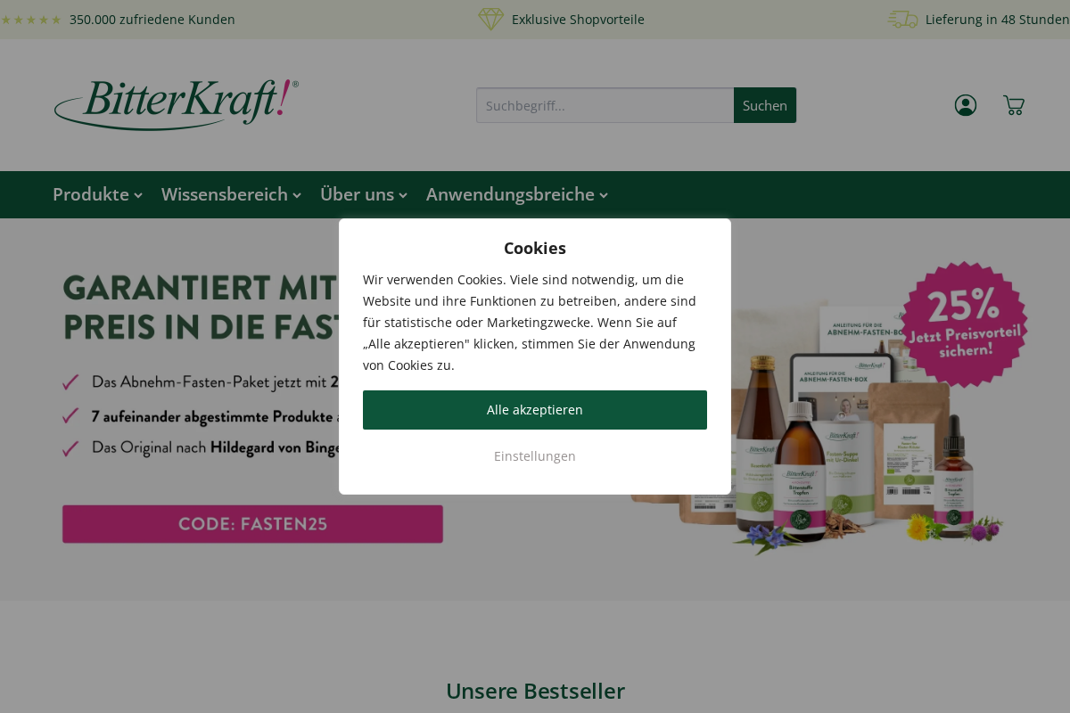 Bitterkraft GmbH homepage screenshot