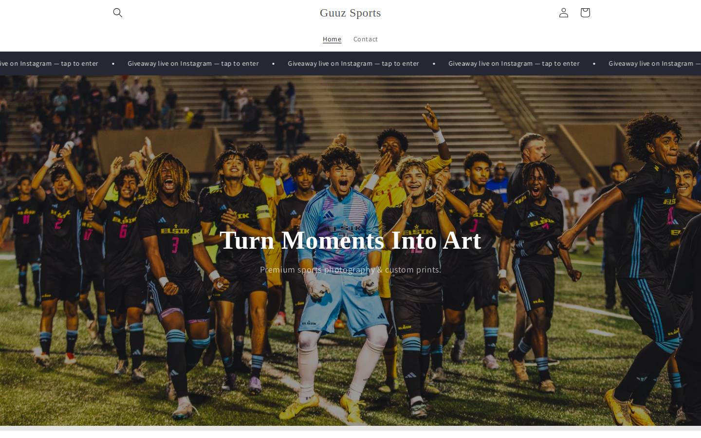 guuzsports.com homepage screenshot