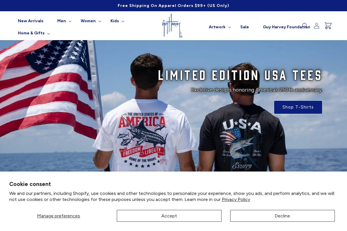 guyharvey.com homepage screenshot