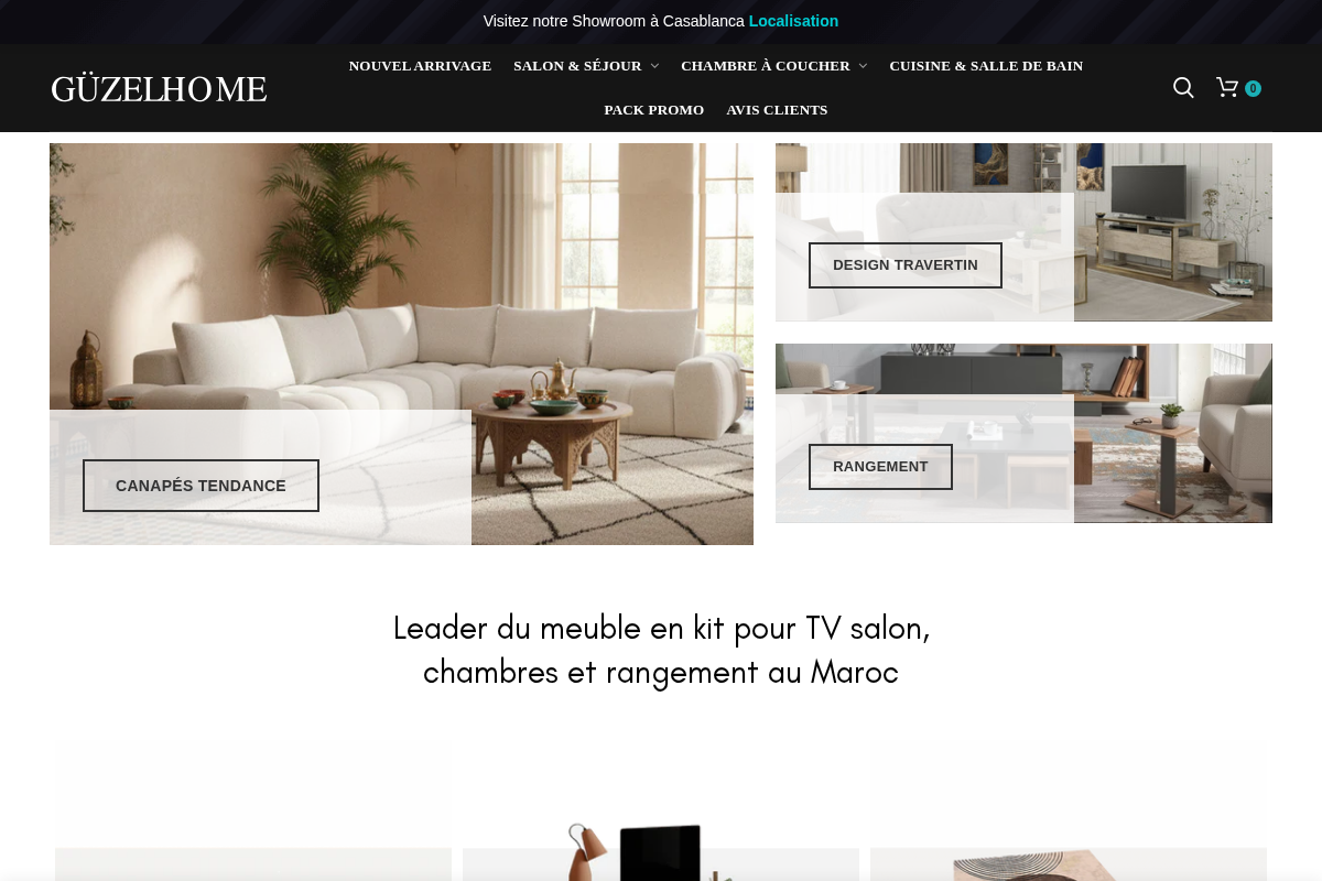 GÜZELHOME homepage screenshot