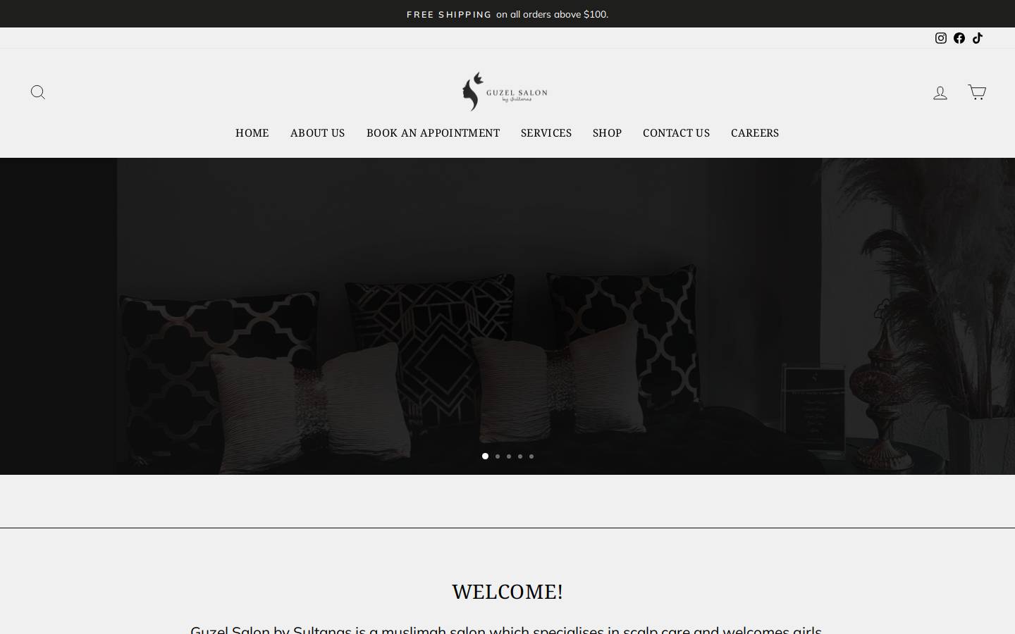 guzelsalon.sg homepage screenshot