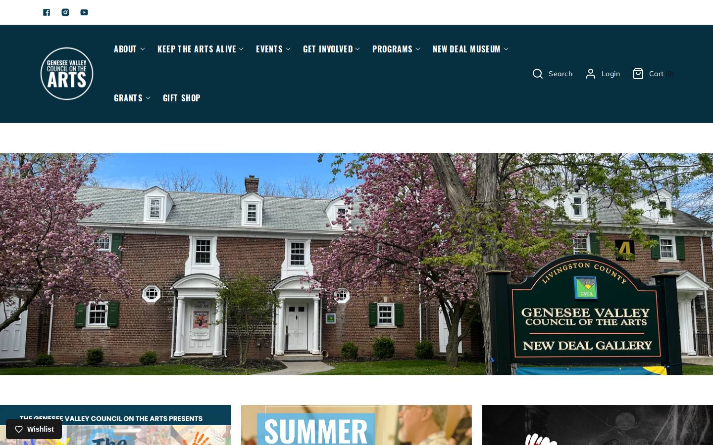 gvartscouncil.org homepage screenshot