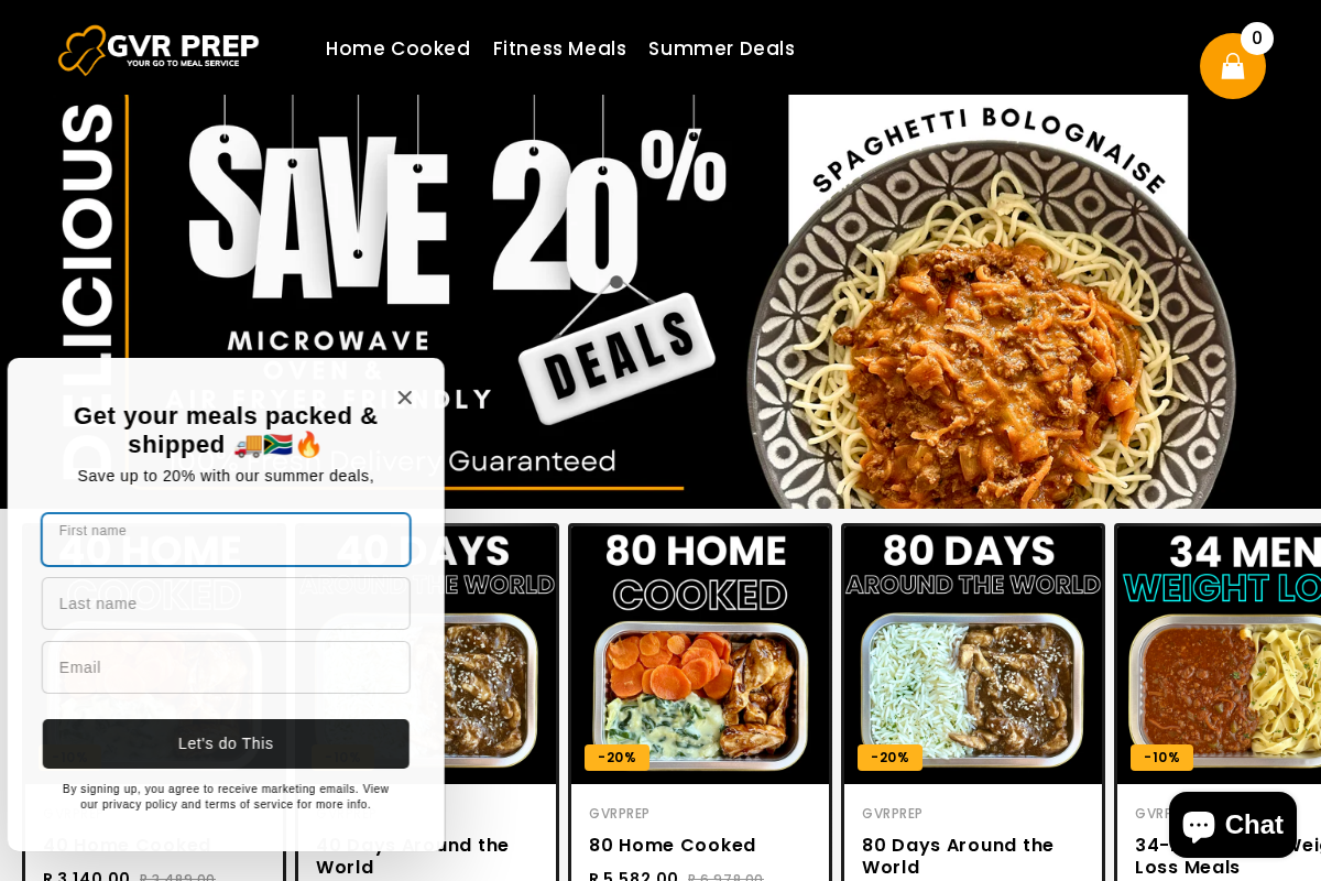 GVRPREP homepage screenshot
