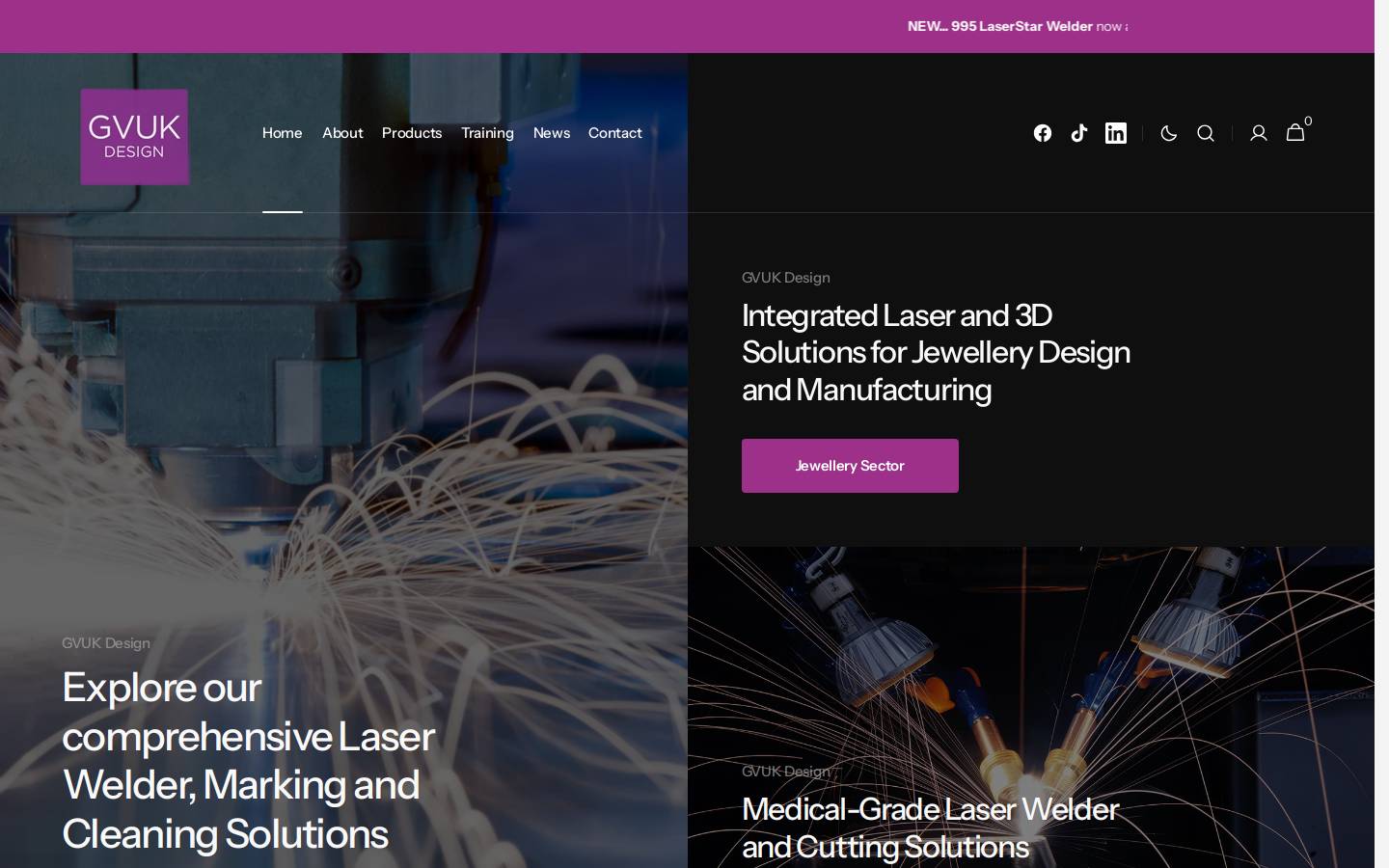 gvukdesign.co.uk homepage screenshot