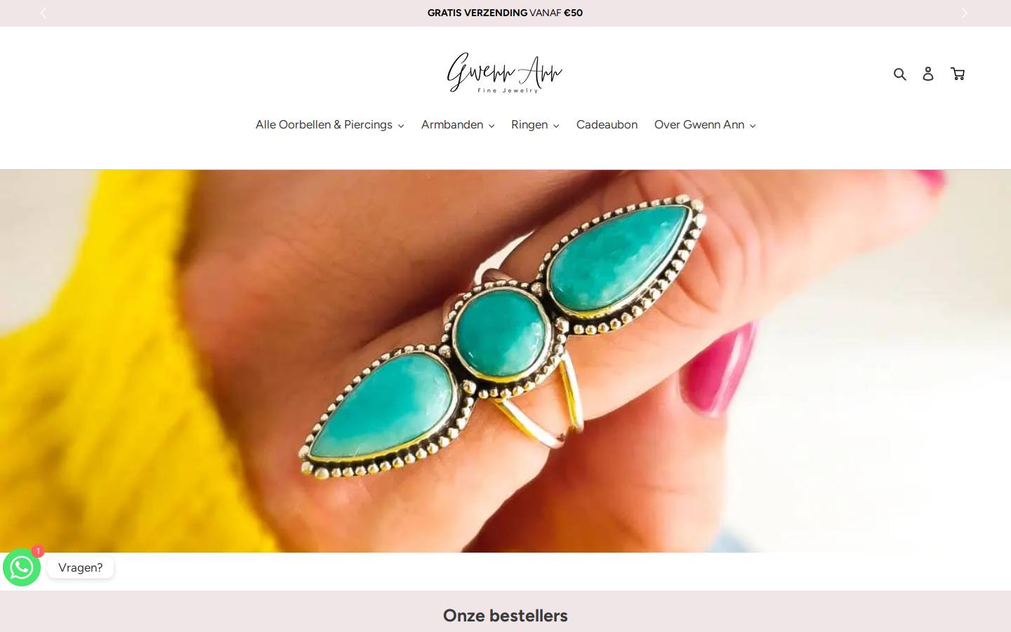 Gwenn Ann | Fine Jewelry homepage screenshot