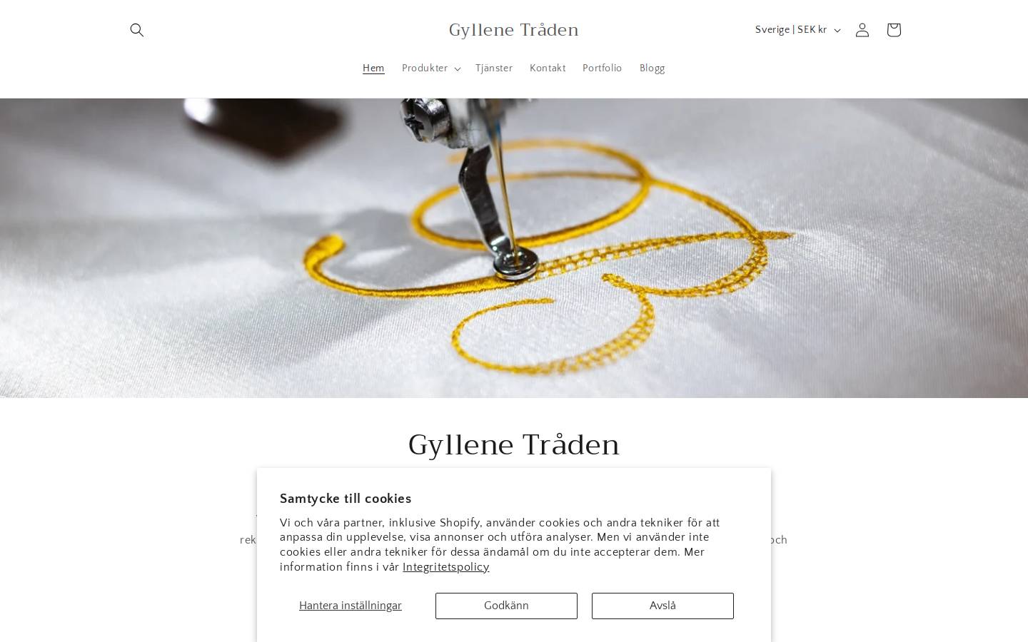 gyllenetraden.se homepage screenshot
