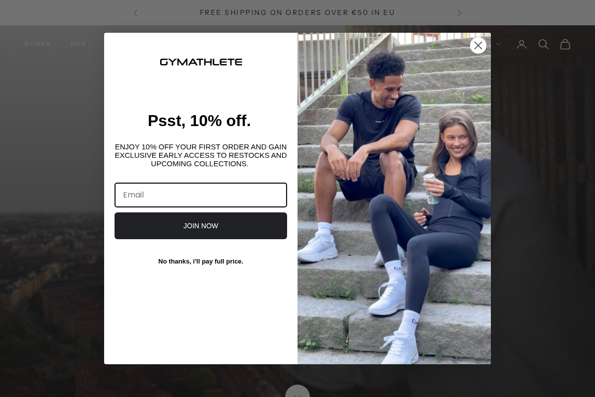 Gymathlete homepage screenshot