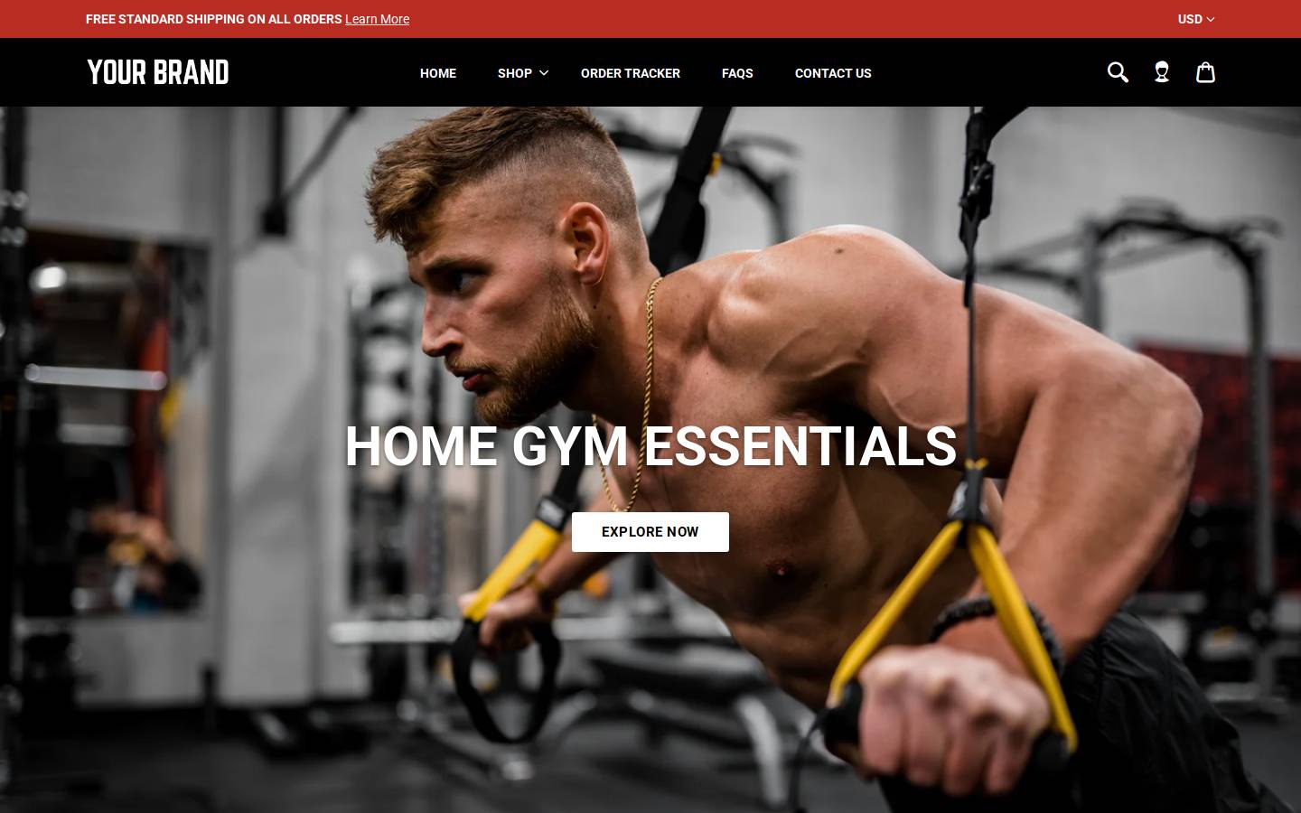 gymfien.com homepage screenshot