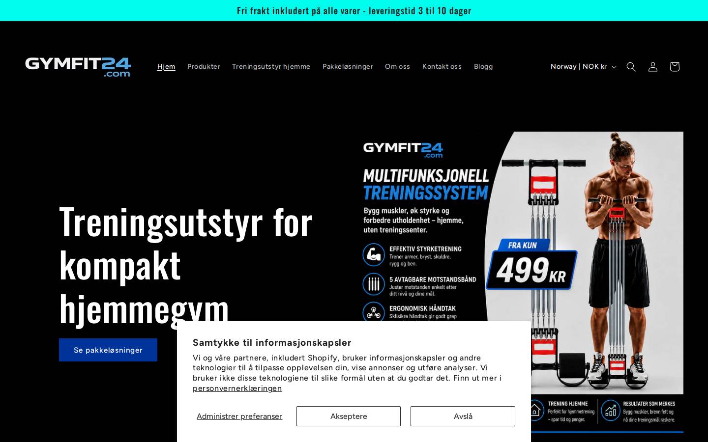 gymfit24.com homepage screenshot