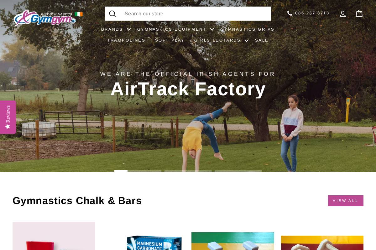 Gymgym homepage screenshot