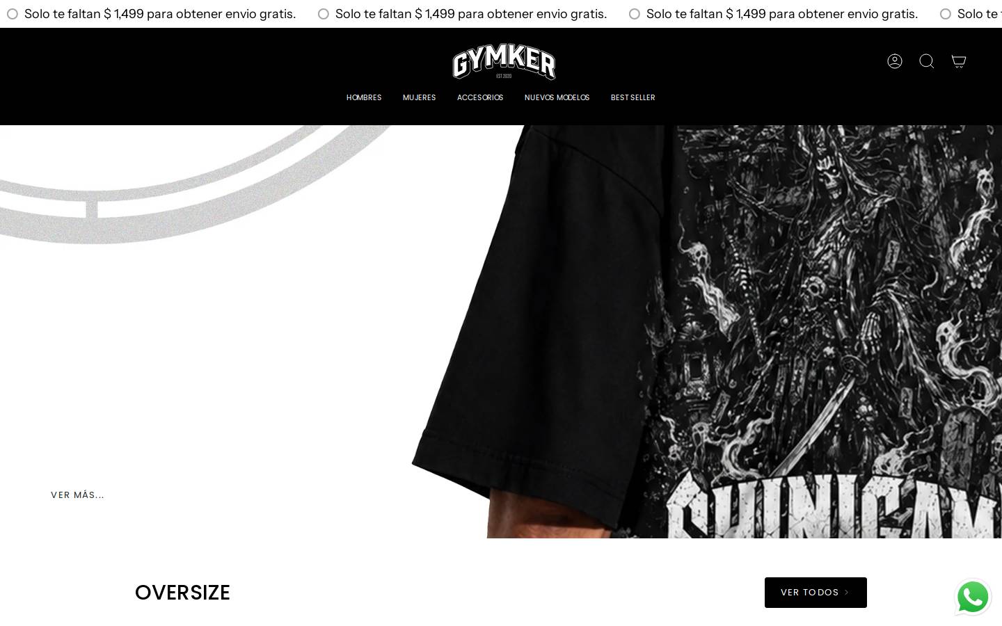 gymker.mx homepage screenshot