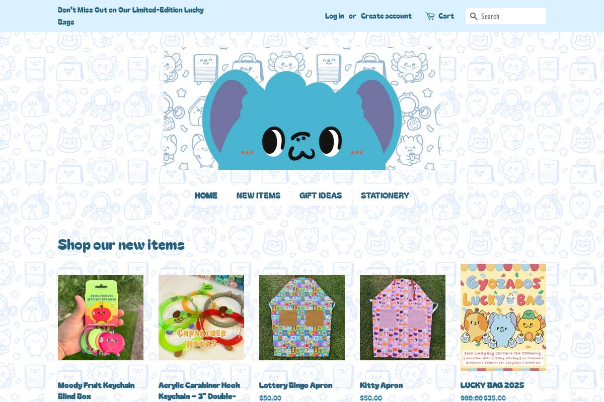 gyozados.com homepage screenshot