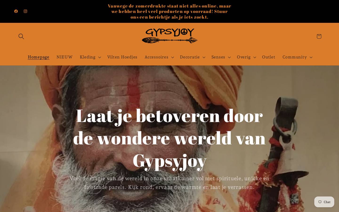 Gypsyjoy homepage screenshot