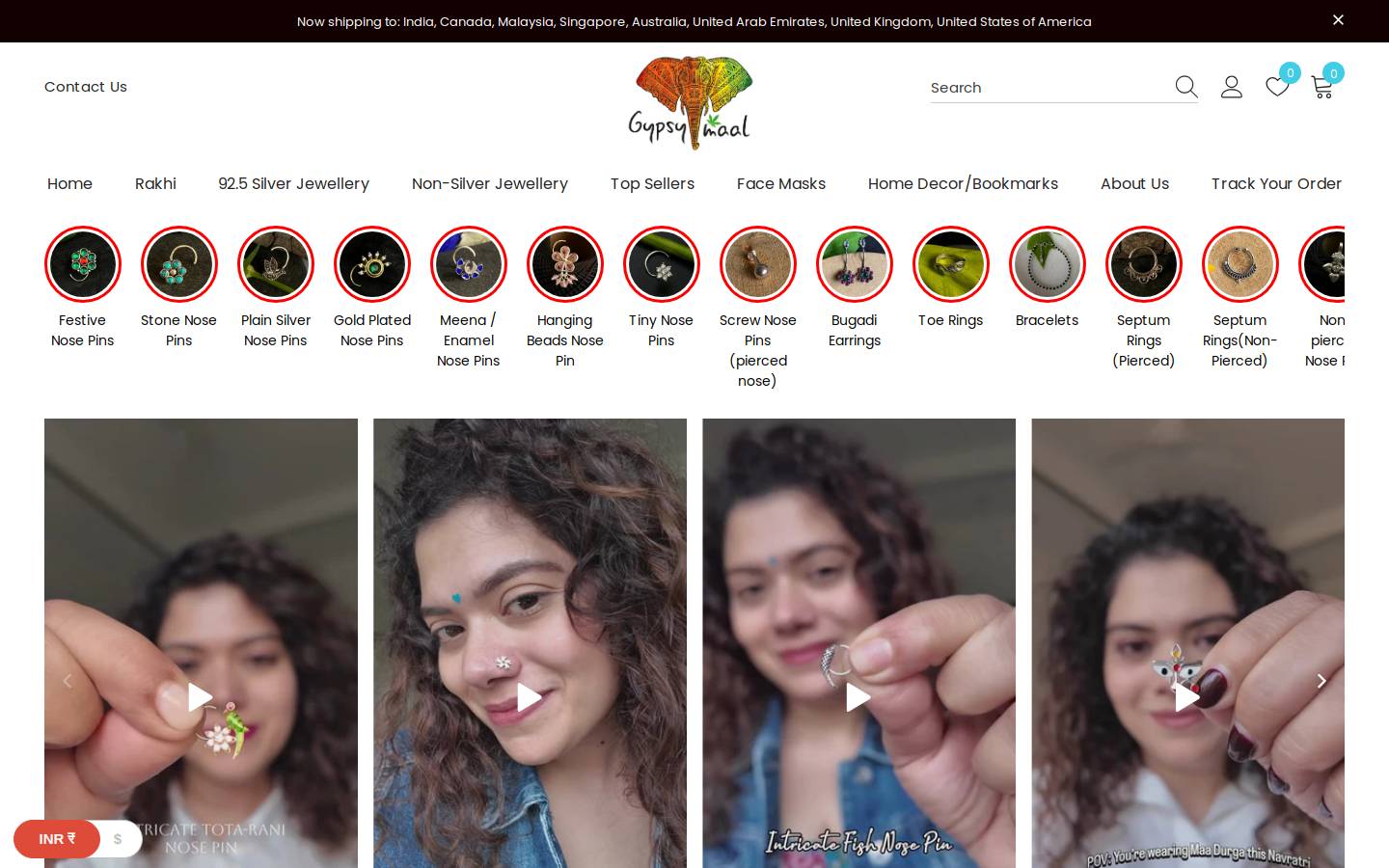 gypsymaal.com homepage screenshot